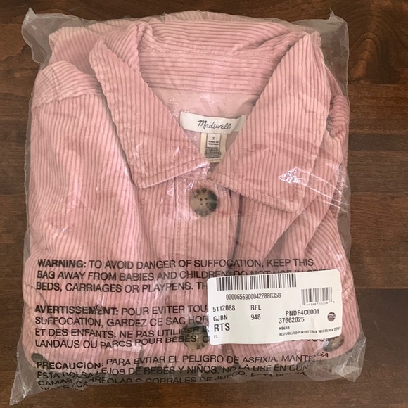 Madewell Corduroy Yorkway Shirt-jacket (no price tag) - Picture 7 of 8